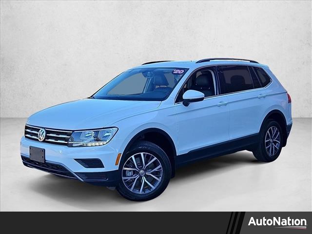 Pure White 2020 Volkswagen Tiguan SE 4Motion SUV / Crossover All-Wheel Drive 8-Speed Automatic