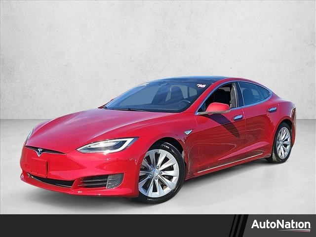 Red Multi-Coat 2016 Tesla Model S 75D AWD Sedan All-Wheel Drive Automatic