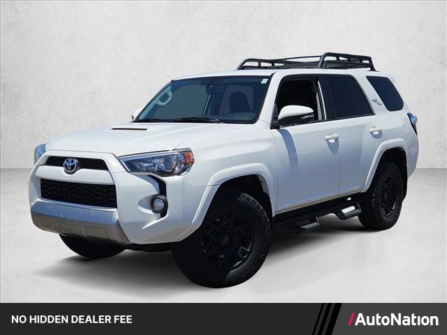 Super White 2019 Toyota 4Runner TRD Off-Road Premium 4WD SUV / Crossover Four-Wheel Drive Automatic