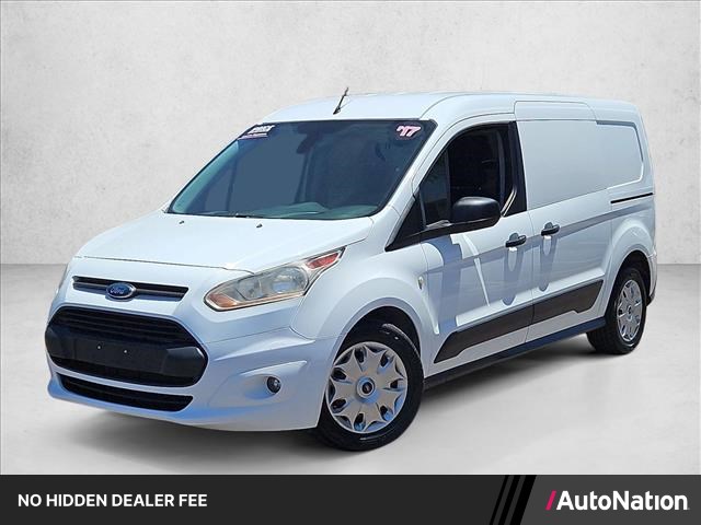 Frozen White 2017 Ford Transit Connect Cargo XLT LWB FWD with Rear Cargo Doors Van Front-Wheel Drive 6-Speed Automatic