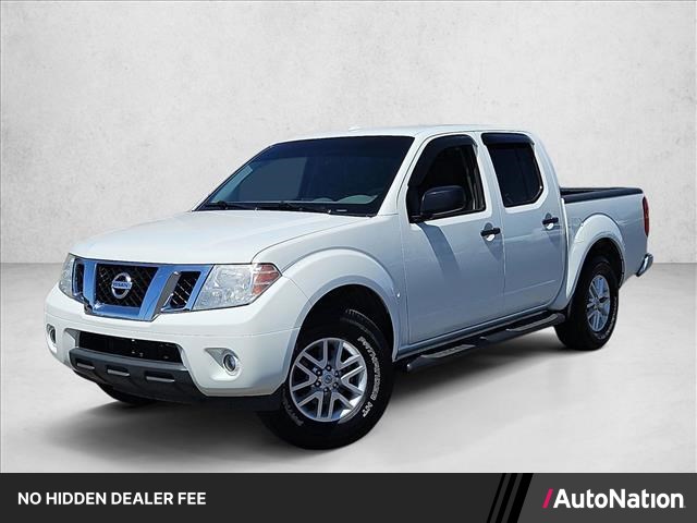Glacier White 2016 Nissan Frontier SV Crew Cab Pickup Truck 4X2 Automatic