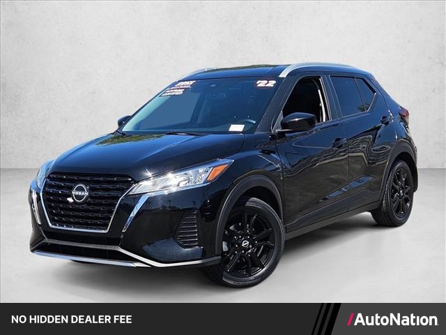 Super Black 2022 Nissan Kicks SUV / Crossover Front-Wheel Drive Automatic