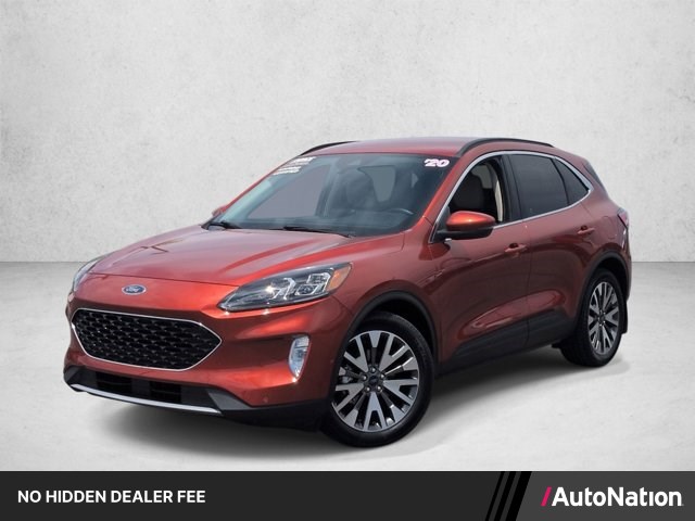 Sedona Orange Metallic 2020 Ford Escape Hybrid Titanium FWD SUV / Crossover Front-Wheel Drive Automatic