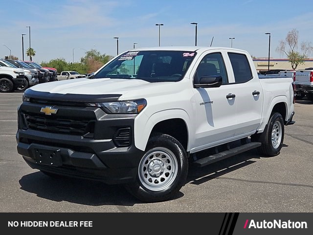 Summit White 2024 Chevrolet Colorado Work Truck Crew Cab RWD Pickup Truck 4X2 8-Speed Automatic