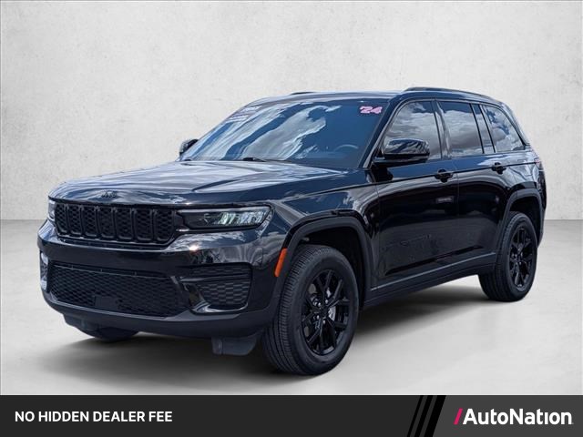 Diamond Black Crystal Pearlcoat 2024 Jeep Grand Cherokee Altitude X 4WD SUV / Crossover Four-Wheel Drive 8-Speed Automatic