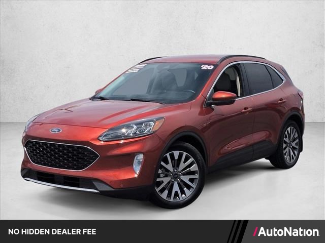 Sedona Orange Metallic 2020 Ford Escape Hybrid Titanium FWD SUV / Crossover Front-Wheel Drive Automatic