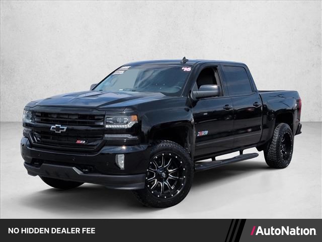 Black 2016 Chevrolet Silverado 1500 Pickup Truck Four-Wheel Drive 8-Speed Automatic