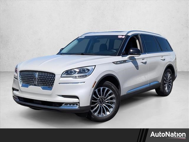 Ceramic Pearl Metallic Tri-Coat 2024 Lincoln Aviator Reserve AWD SUV / Crossover All-Wheel Drive Automatic