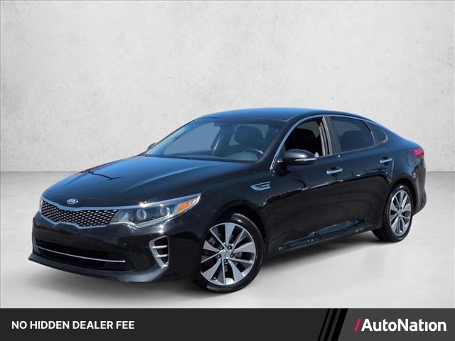 Ebony Black 2017 Kia Optima SX Turbo Sedan Front-Wheel Drive Automatic