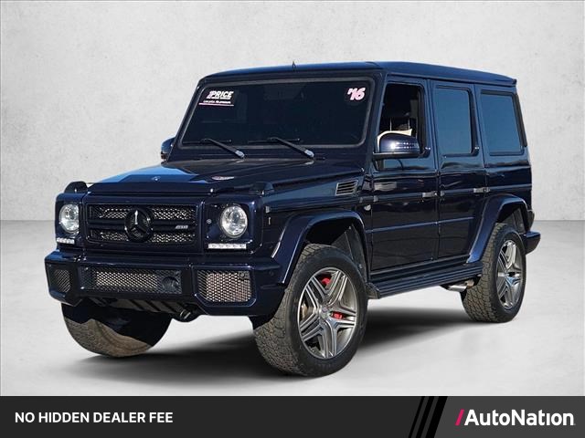 Capri Blue Metallic 2016 Mercedes-Benz G-Class SUV / Crossover All-Wheel Drive Automatic