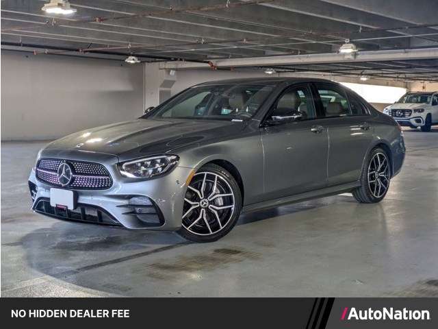 Gray (Selenite Grey Metallic) 2023 Mercedes-Benz E-Class Sedan Rear-Wheel Drive Automatic