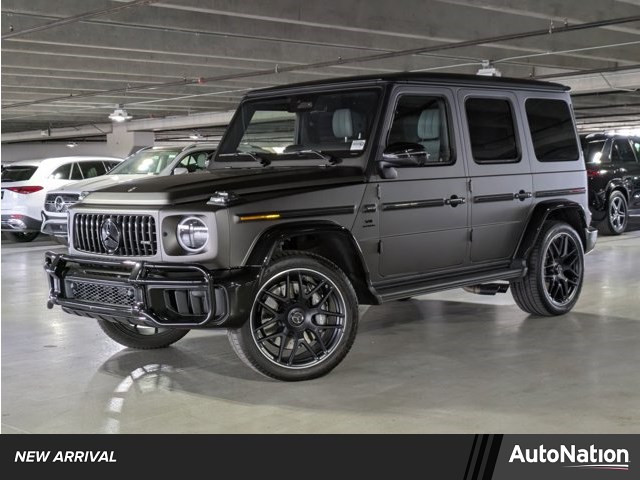 Manufaktur Moonlight White Metallic 2025 Mercedes-Benz G-Class AMG G 63 4MATIC SUV / Crossover All-Wheel Drive Automatic