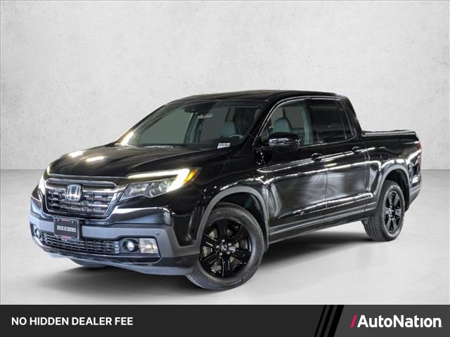 Black 2017 Honda Ridgeline Pickup Truck All-Wheel Drive 6-Speed Automatic