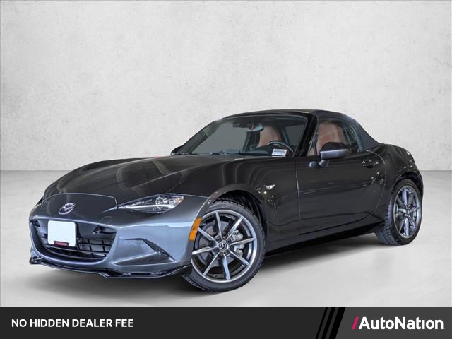 Machine Gray Metallic 2023 Mazda MX-5 Miata Grand Touring RWD Convertible Rear-Wheel Drive Automatic
