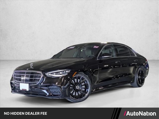 Black 2022 Mercedes-Benz S-Class S 580 4MATIC AWD Sedan All-Wheel Drive Automatic