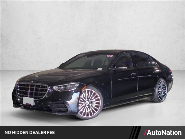 Black 2023 Mercedes-Benz S-Class Sedan All-Wheel Drive Automatic