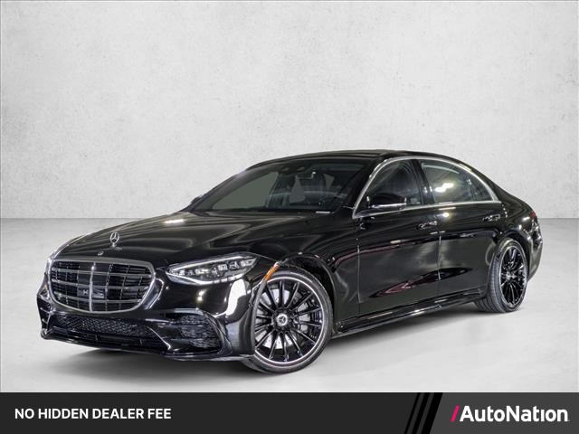 Black 2022 Mercedes-Benz S-Class S 580 4MATIC AWD Sedan All-Wheel Drive Automatic