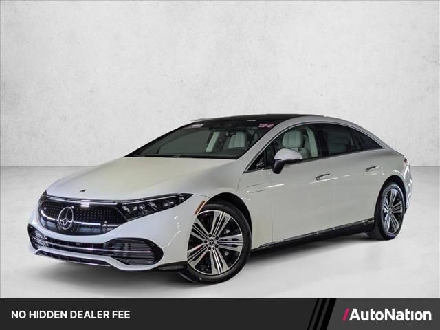 Polar White 2024 Mercedes-Benz EQS Sedan Rear-Wheel Drive Automatic