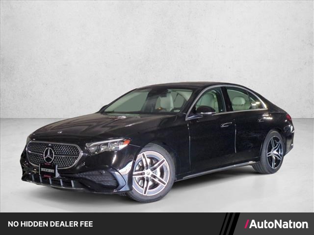 Black 2024 Mercedes-Benz E-Class Sedan All-Wheel Drive Automatic