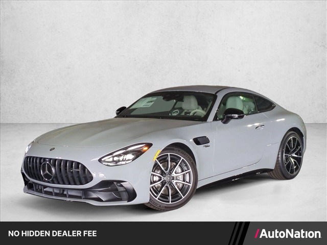 Gray (Manufaktur Alpine Grey) 2027 Mercedes-Benz AMG GT Coupe Rear-Wheel Drive Automatic