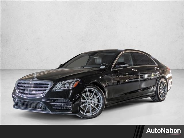Black 2020 Mercedes-Benz S-Class S 560 Sedan RWD Sedan Rear-Wheel Drive Automatic