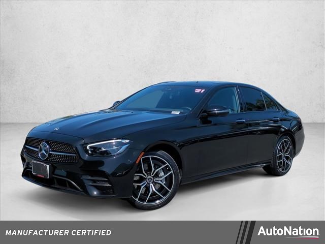 Obsidian Black Metallic 2021 Mercedes-Benz E-Class E 350 RWD Sedan Rear-Wheel Drive Automatic