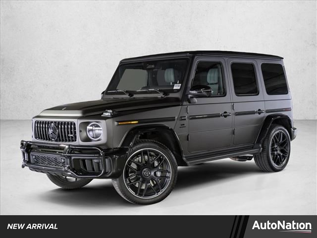 Manufaktur Moonlight White Metallic 2025 Mercedes-Benz G-Class AMG G 63 4MATIC SUV / Crossover All-Wheel Drive Automatic