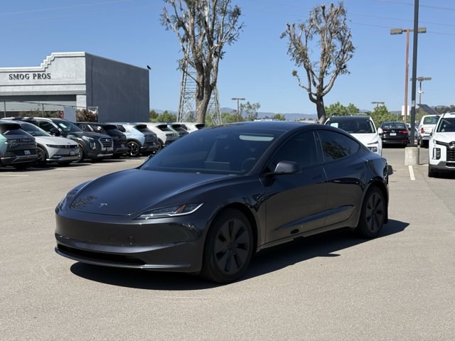 Gray (Stealth Grey) 2025 Tesla Model 3 Long Range AWD Sedan All-Wheel Drive Automatic