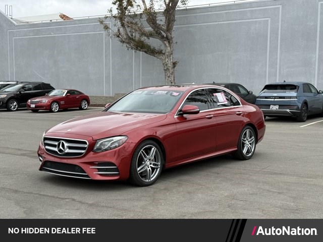 Designo Cardinal Red Metallic 2017 Mercedes-Benz E-Class Sedan Rear-Wheel Drive Automatic