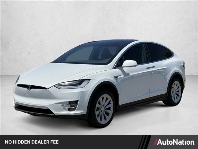 Pearl White Multi-Coat 2020 Tesla Model X SUV / Crossover All-Wheel Drive Automatic
