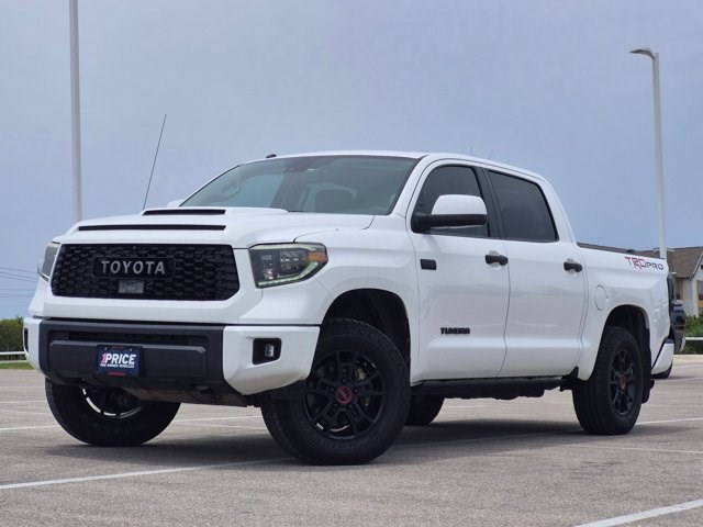 Super White 2019 Toyota Tundra Pickup Truck Four-Wheel Drive Automatic