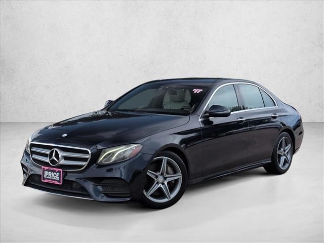 Lunar Blue Metallic 2017 Mercedes-Benz E-Class Sedan Rear-Wheel Drive Automatic