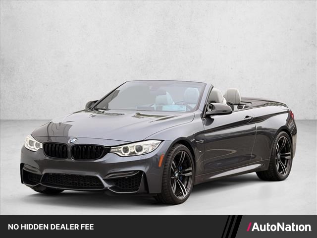 Silver/Gray 2017 BMW M4 Convertible Rear-Wheel Drive Automatic