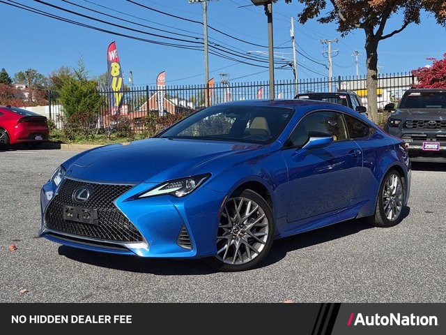 Blue Vortex Metallic 2019 Lexus RC Coupe All-Wheel Drive Automatic