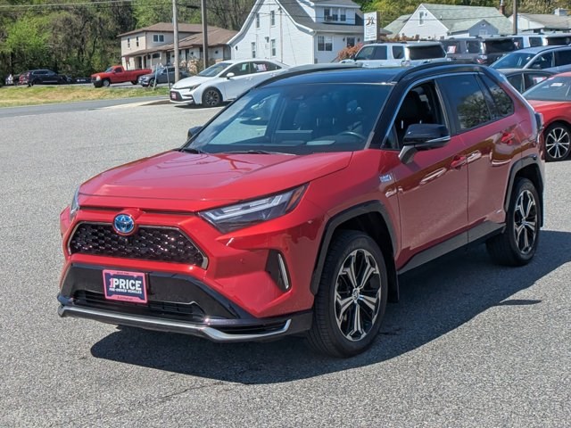 Supersonic Red/Midnight Black Metallic 2023 Toyota RAV4 Prime XSE AWD SUV / Crossover All-Wheel Drive Automatic