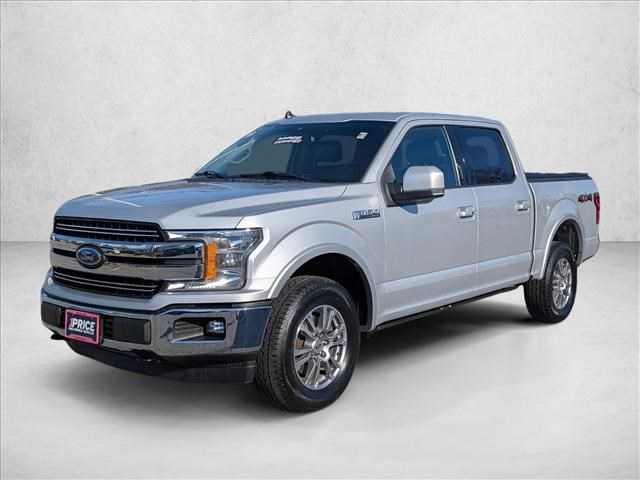 Ingot Silver Metallic 2019 Ford F-150 Lariat SuperCrew 4WD Pickup Truck Four-Wheel Drive Automatic