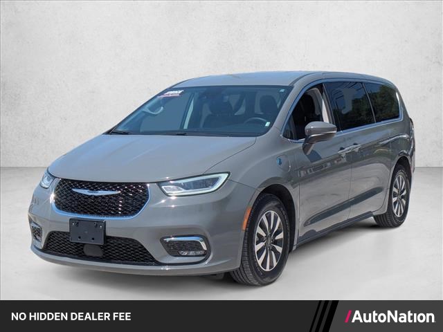 Ceramic Gray Clearcoat 2023 Chrysler Pacifica Hybrid Minivan Front-Wheel Drive Automatic