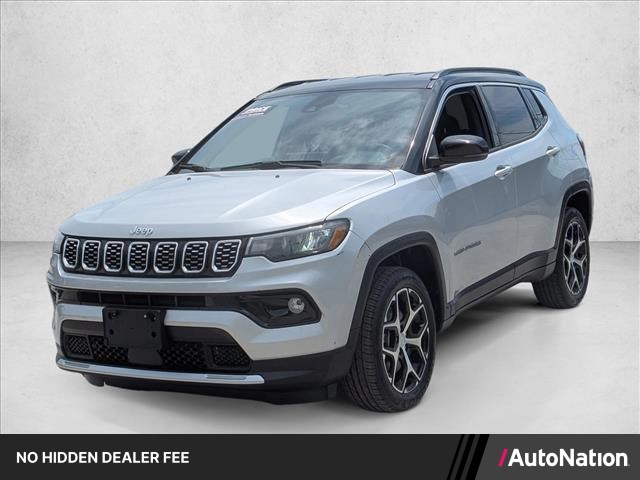 Silver Zynith Metallic Clearcoat 2024 Jeep Compass Limited 4WD SUV / Crossover Four-Wheel Drive 8-Speed Automatic
