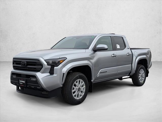 Celestial Silver Metallic 2026 Toyota Tacoma SR5 Double Cab 4WD Pickup Truck Four-Wheel Drive Automatic