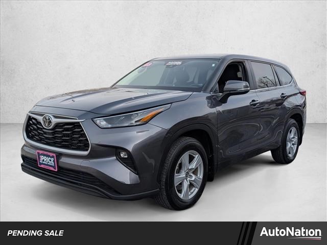Magnetic Gray Metallic 2023 Toyota Highlander LE AWD SUV / Crossover All-Wheel Drive Automatic