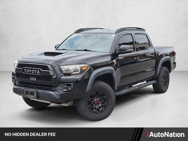 Midnight Black Metallic 2018 Toyota Tacoma Pickup Truck Four-Wheel Drive Automatic