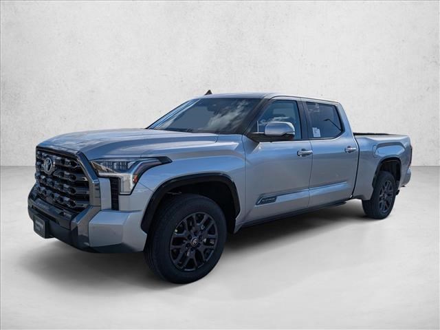 Celestial Silver Metallic 2026 Toyota Tundra Platinum CrewMax Cab LB 4WD Pickup Truck Four-Wheel Drive Automatic