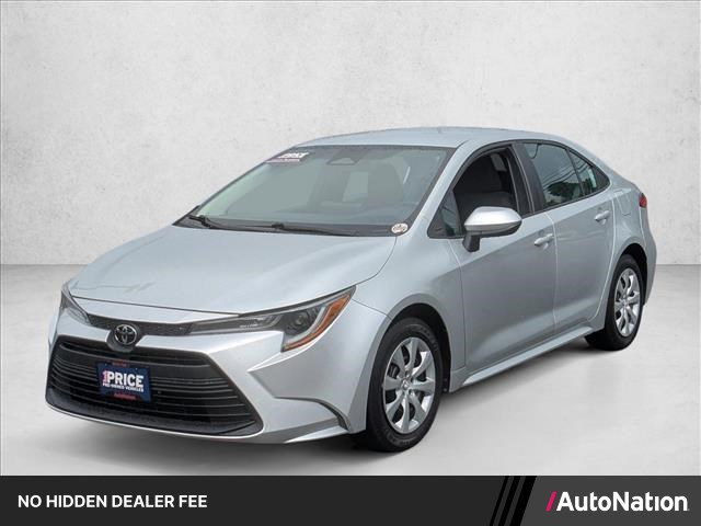 Classic Silver Metallic 2024 Toyota Corolla LE FWD Sedan Front-Wheel Drive Automatic