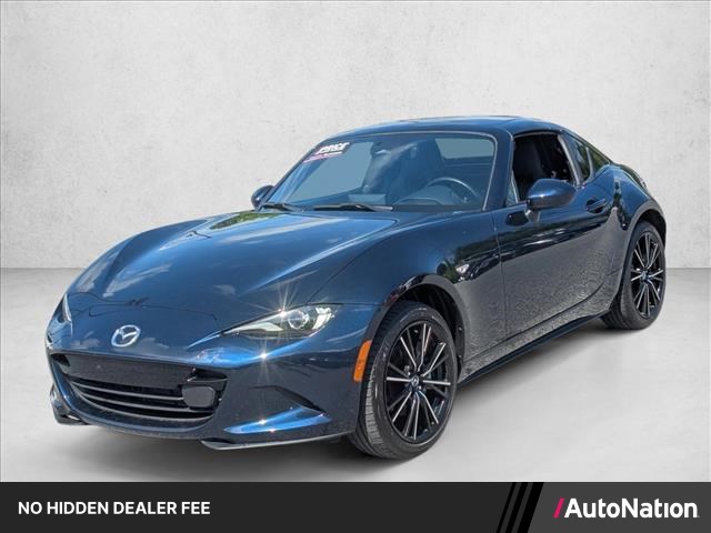 Deep Crystal Blue Mica 2025 Mazda MX-5 Miata RF Grand Touring RWD Convertible Rear-Wheel Drive Automatic