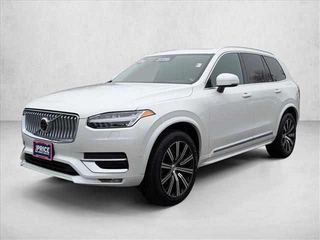 Crystal White Metallic 2024 Volvo XC90 B6 Plus Bright Theme 6-Passenger AWD SUV / Crossover All-Wheel Drive Automatic