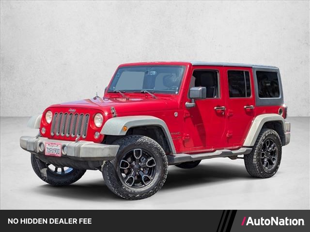 Flame Red Clearcoat 2014 Jeep Wrangler Unlimited Sport 4WD SUV / Crossover Four-Wheel Drive 5-Speed Automatic