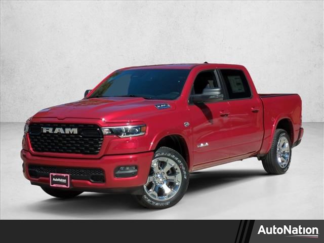 Molten Red Pearlcoat 2026 RAM 1500 Big Horn Crew Cab 4WD Pickup Truck Four-Wheel Drive 8-Speed Automatic