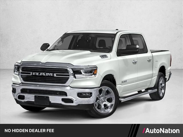 Gray (Granite Crystal Metallic Clearcoat) 2021 RAM 1500 Pickup Truck Four-Wheel Drive 8-Speed Automatic