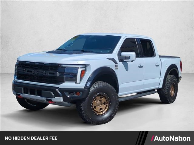 Space White Metallic 2025 Ford F-150 Pickup Truck Four-Wheel Drive Automatic