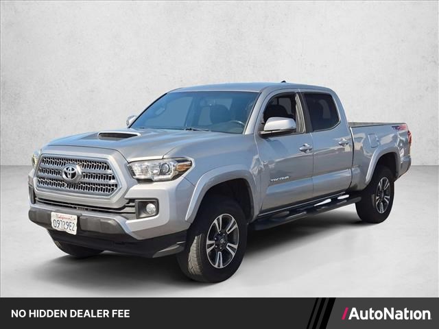 Silver Sky Metallic 2017 Toyota Tacoma Pickup Truck Four-Wheel Drive Automatic
